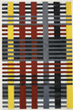 Anni Albers, Study for Unexecuted Wallhanging, 1926. Gouache with pencil on photo offset paper, showcasing intricate design sketches. Artwork courtesy of The Josef and Anni Albers Foundation, photographed by Tim Nighswander.